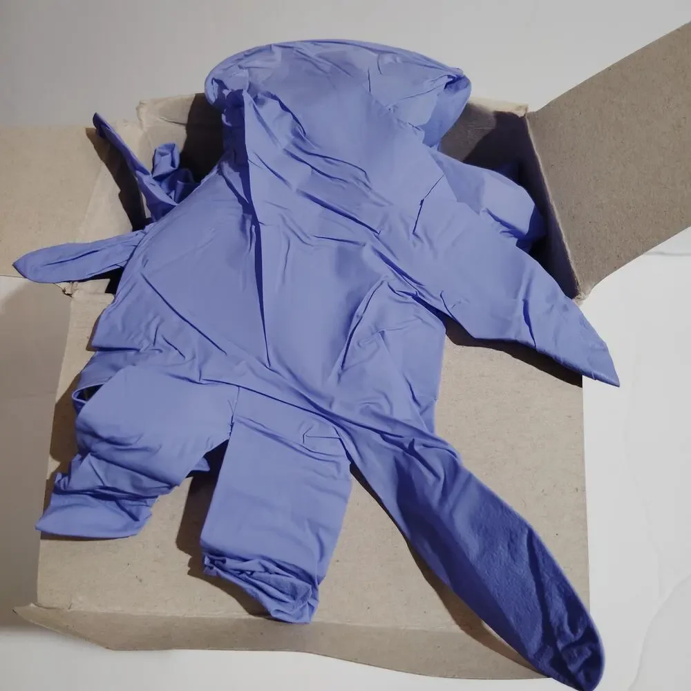 Disposable Nitrile Gloves, L, Non‑Sterile, Powder‑Free, Latex‑Free, 1 Box of 200